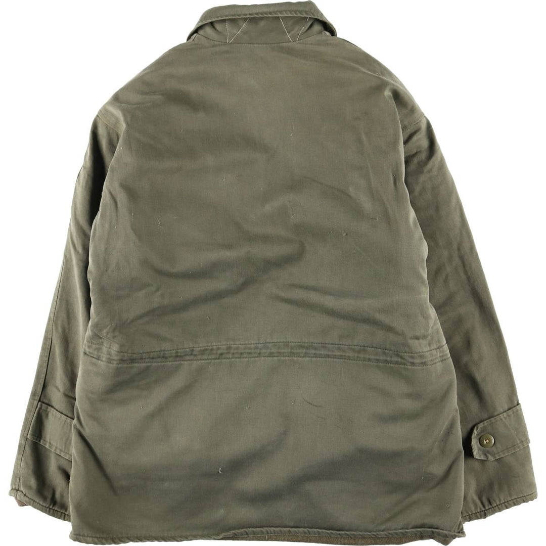 Vintage French military jacket, men's size L unclear Khaki type Vintage Second Hand