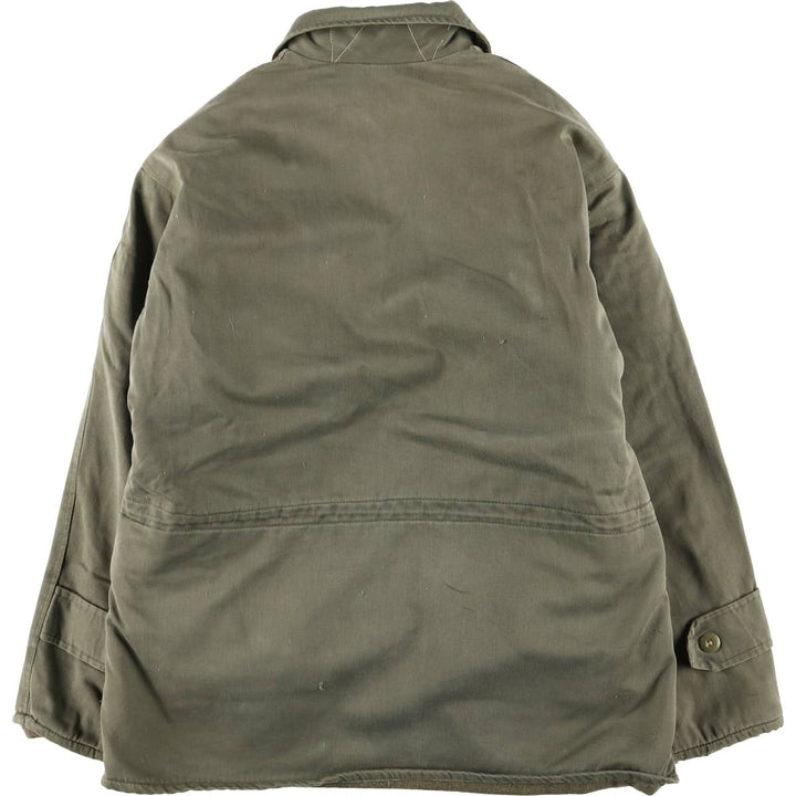 Vintage French military jacket, men's size L unclear Khaki type Vintage Second Hand