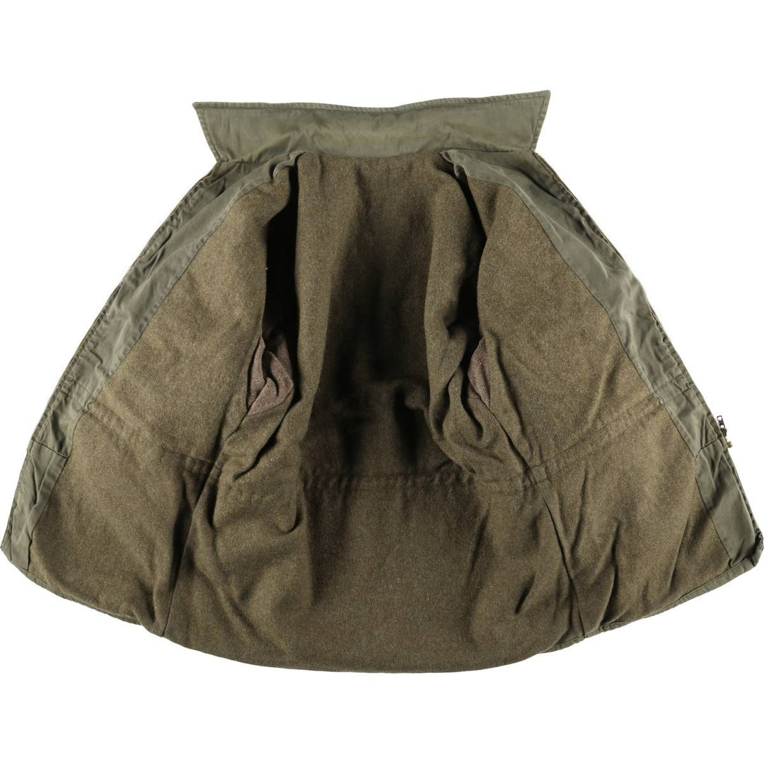 Vintage French military jacket, men's size L unclear Khaki type Vintage Second Hand