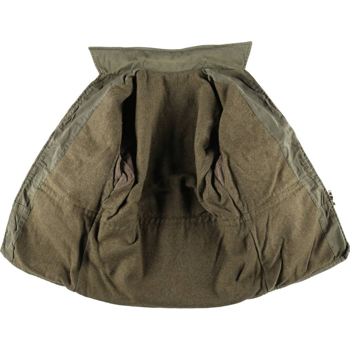 Vintage French military jacket, men's size L unclear Khaki type Vintage Second Hand