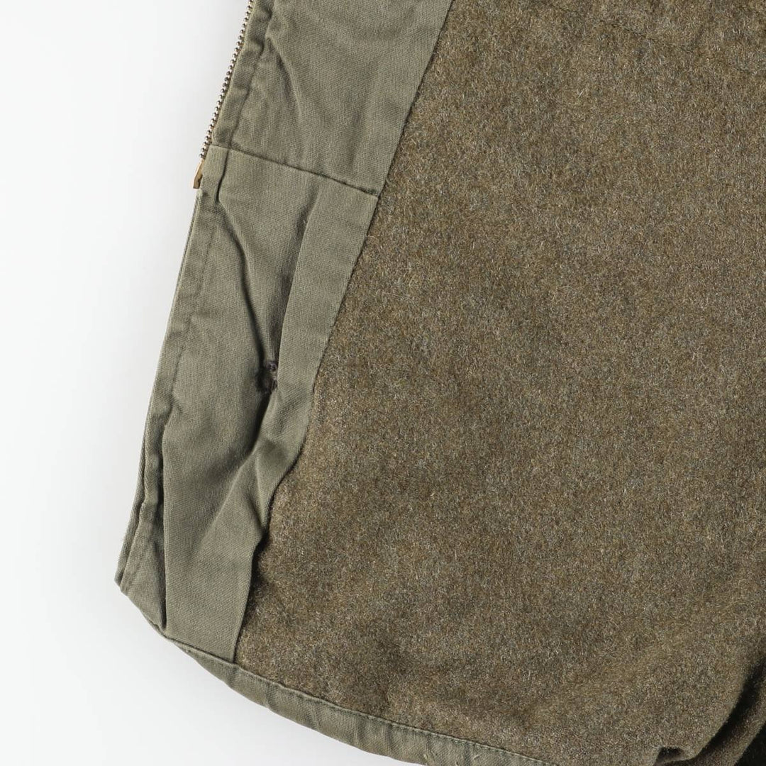 Vintage French military jacket, men's size L unclear Khaki type Vintage Second Hand