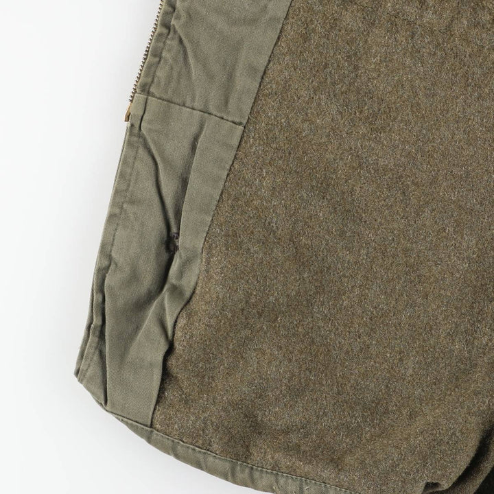 Vintage French military jacket, men's size L unclear Khaki type Vintage Second Hand