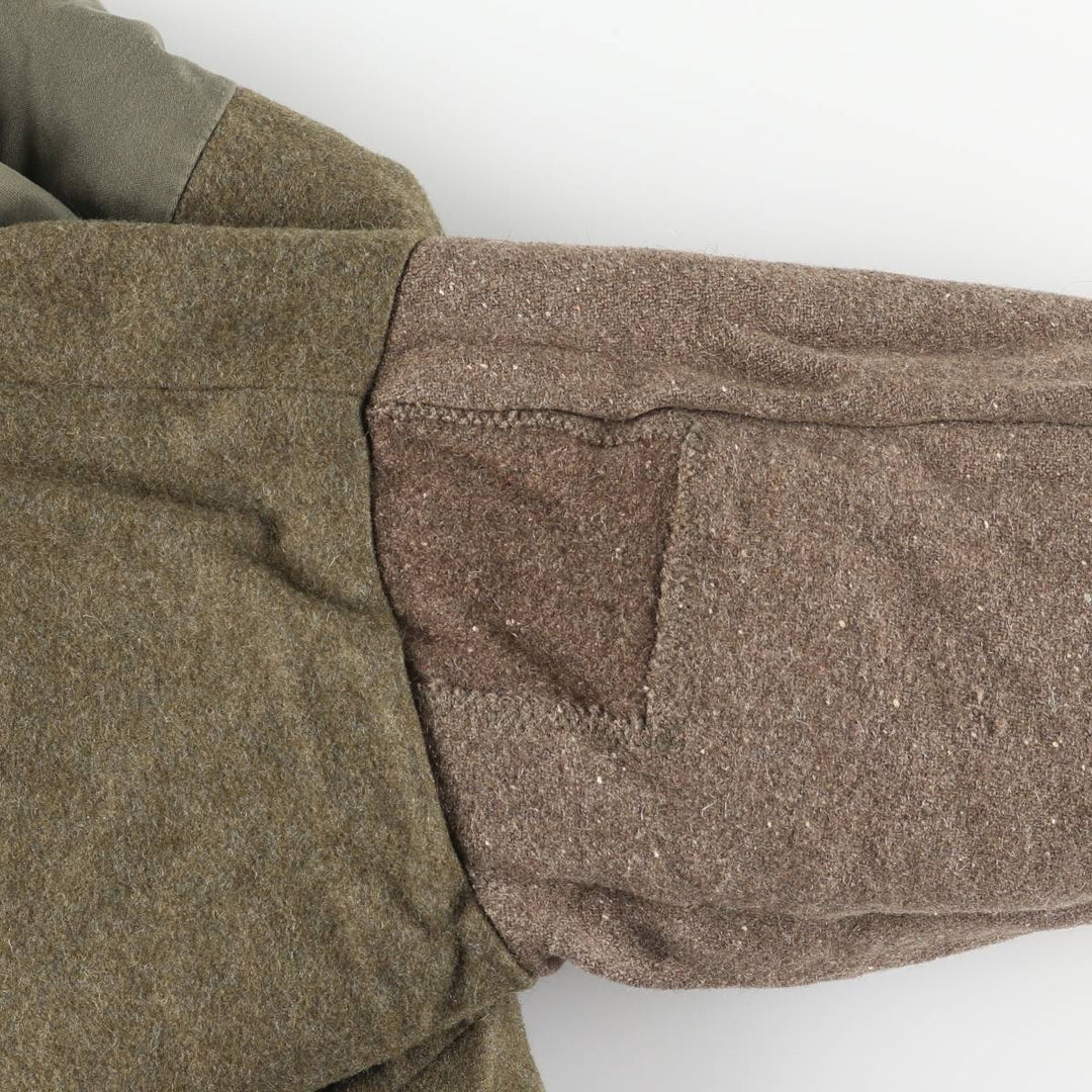 Vintage French military jacket, men's size L unclear Khaki type Vintage Second Hand