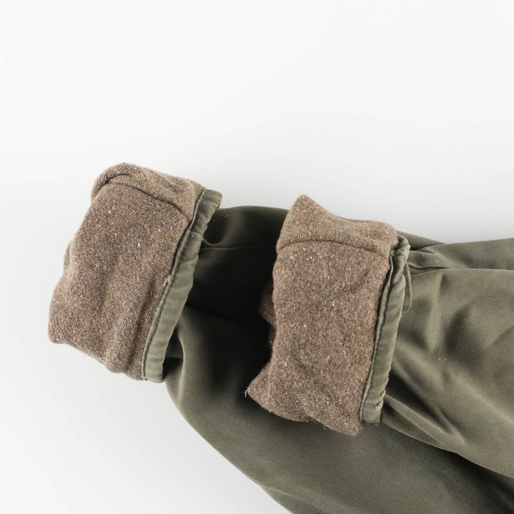 Vintage French military jacket, men's size L unclear Khaki type Vintage Second Hand