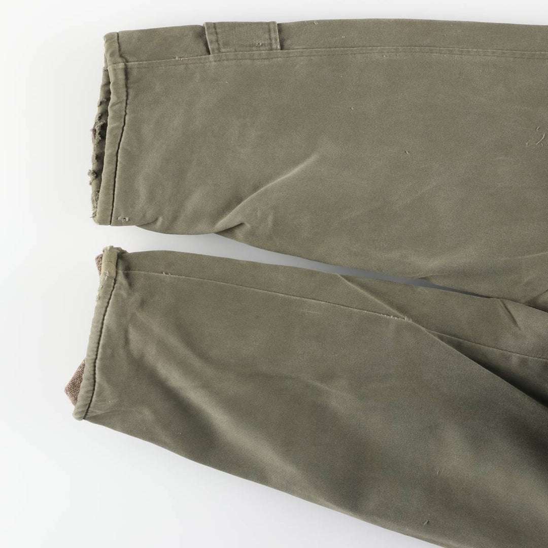 Vintage French military jacket, men's size L unclear Khaki type Vintage Second Hand