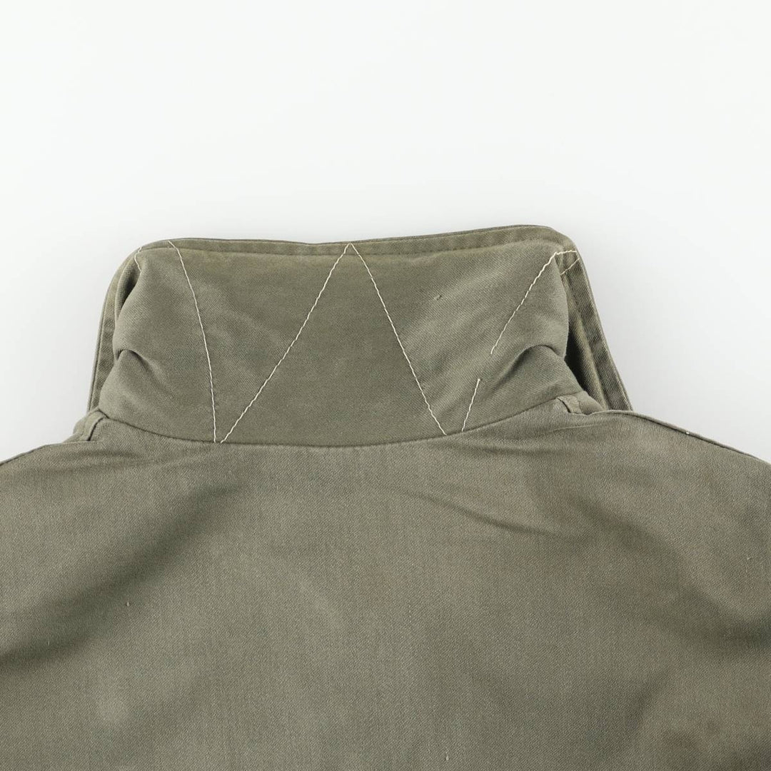 Vintage French military jacket, men's size L unclear Khaki type Vintage Second Hand