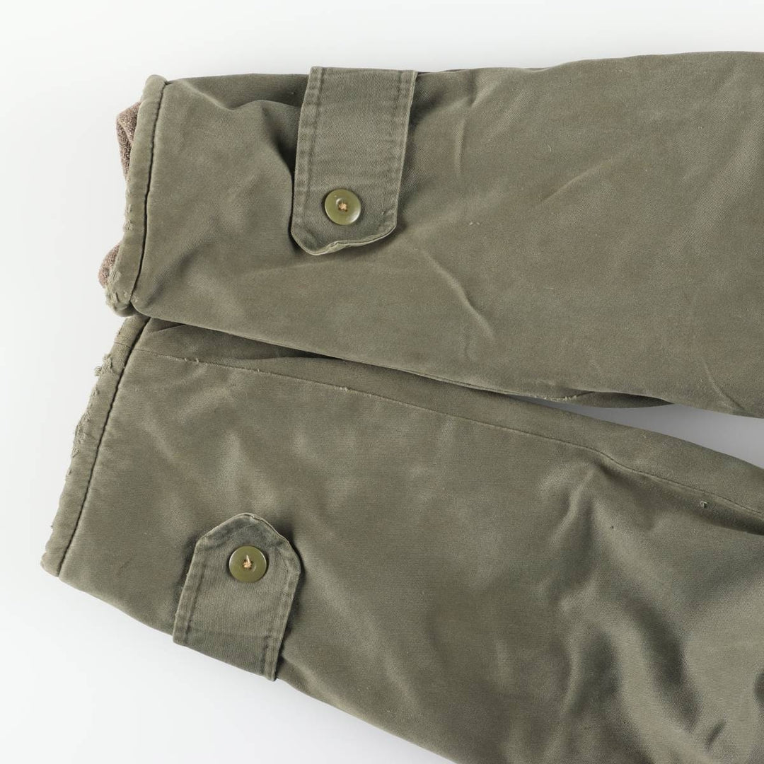Vintage French military jacket, men's size L unclear Khaki type Vintage Second Hand