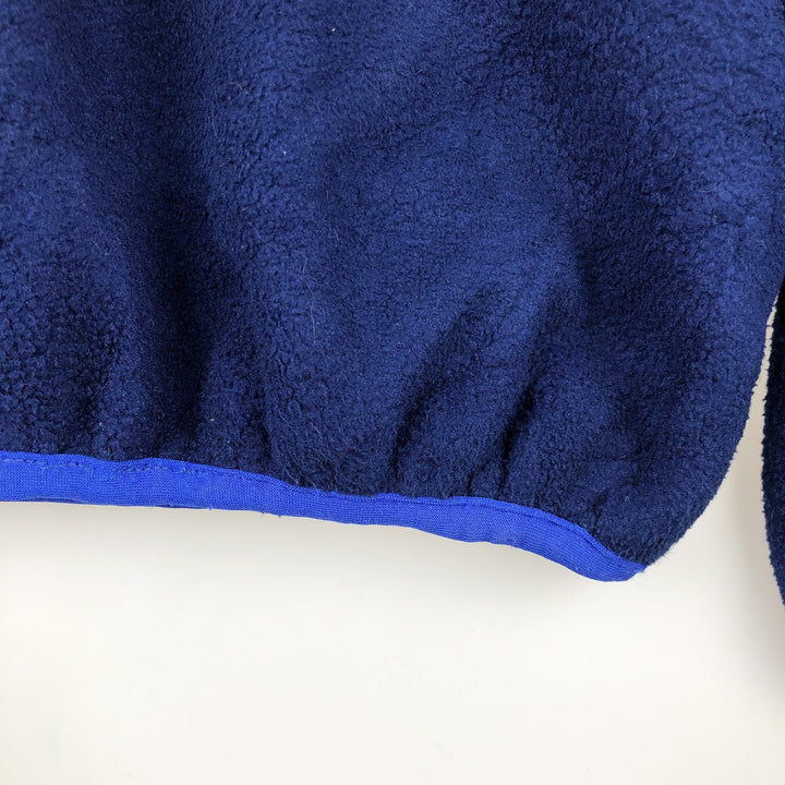 90'S LLBean Half-Snap Fleece Pullover, Men's XL, Vintage unclear navy blue type Vintage Second Hand