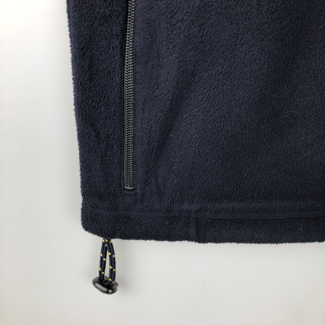 Ralph Lauren CHAPS fleece jacket, men's size XL polyester navy blue type Vintage Second Hand