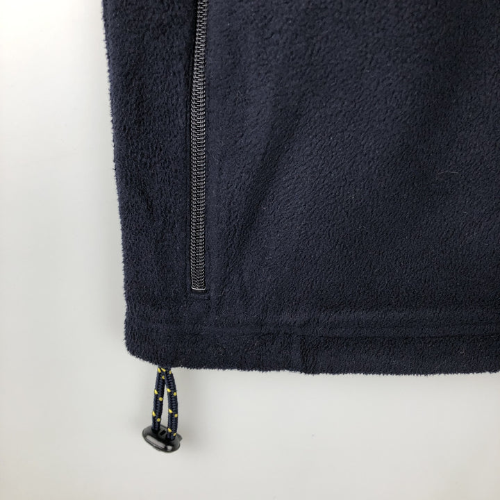 Ralph Lauren CHAPS fleece jacket, men's size XL polyester navy blue type Vintage Second Hand