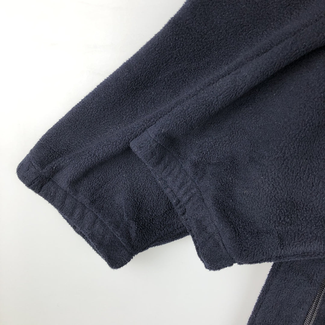 Ralph Lauren CHAPS fleece jacket, men's size XL polyester navy blue type Vintage Second Hand