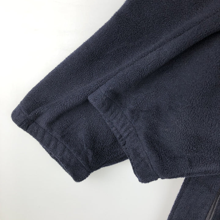 Ralph Lauren CHAPS fleece jacket, men's size XL polyester navy blue type Vintage Second Hand
