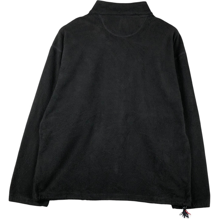 Ralph Lauren CHAPS fleece jacket, men's size XL polyester black type Vintage Second Hand