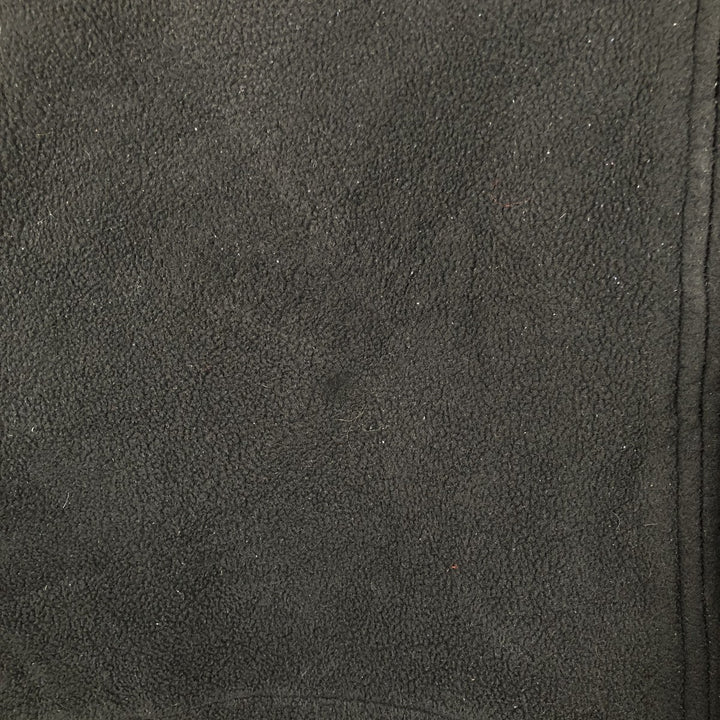 Ralph Lauren CHAPS fleece jacket, men's size XL polyester black type Vintage Second Hand