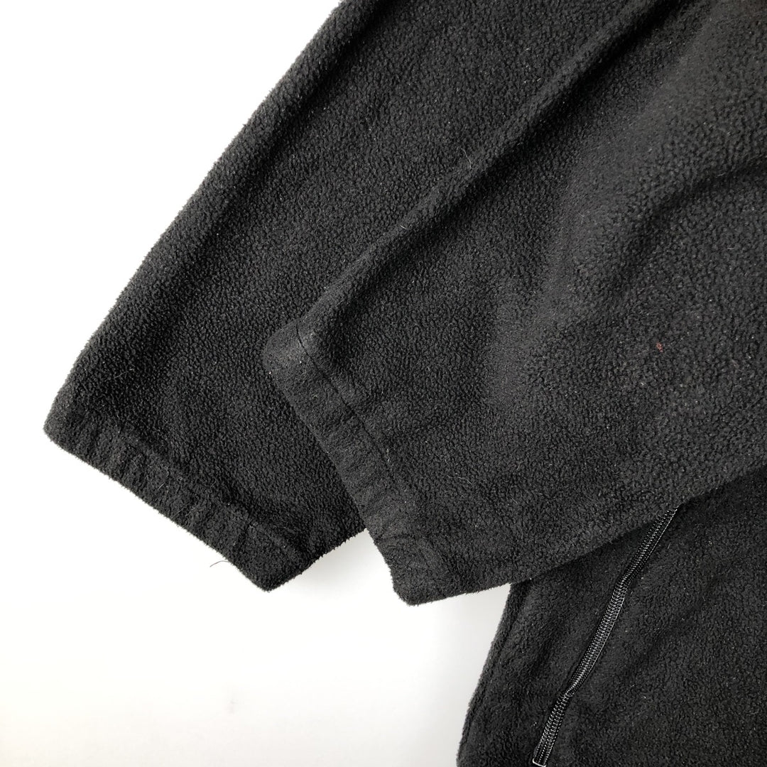 Ralph Lauren CHAPS fleece jacket, men's size XL polyester black type Vintage Second Hand