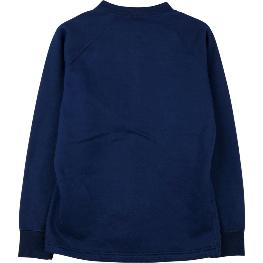 Vintage 80s-90'S Patagonia Capilene Henley Fleece Pullover, Made in USA, Men's Medium polyester navy blue type Vintage Second Hand
