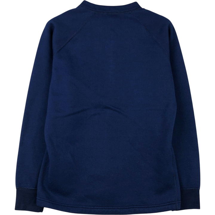 Vintage 80s-90'S Patagonia Capilene Henley Fleece Pullover, Made in USA, Men's Medium polyester navy blue type Vintage Second Hand