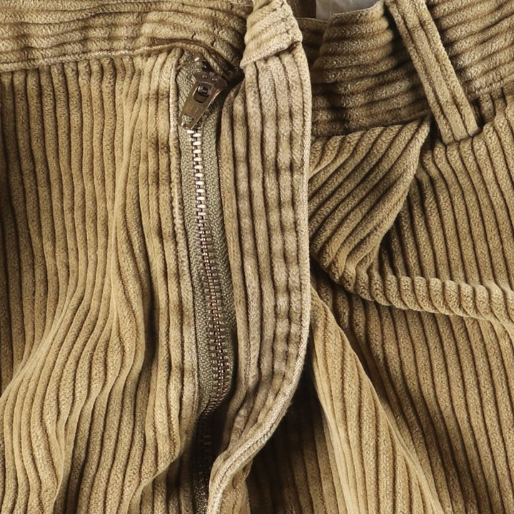 GANT Two-pleat Wide Rib Corduroy Pants, Men's, Size W33 cotton Beige type Vintage Second Hand