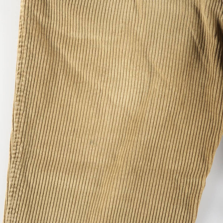 GANT Two-pleat Wide Rib Corduroy Pants, Men's, Size W33 cotton Beige type Vintage Second Hand