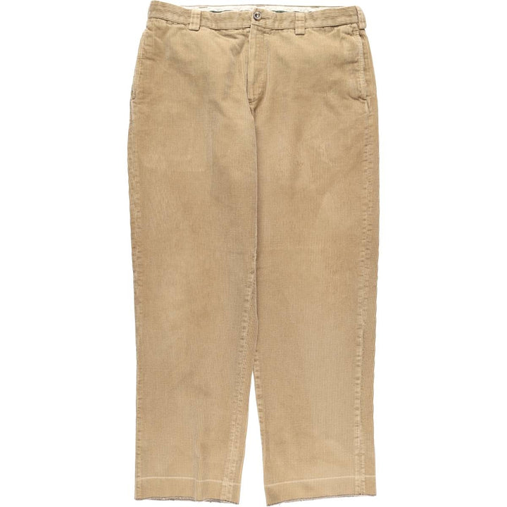 90s-00'S Vintage LLBean Classic Fit Corduroy Pants, Men's, Size W37 cotton Beige type Vintage Second Hand