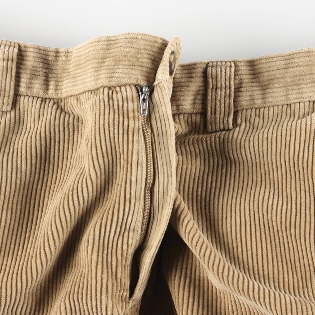 90s-00'S Vintage LLBean Classic Fit Corduroy Pants, Men's, Size W37 cotton Beige type Vintage Second Hand