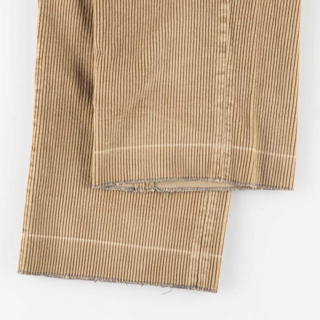 90s-00'S Vintage LLBean Classic Fit Corduroy Pants, Men's, Size W37 cotton Beige type Vintage Second Hand