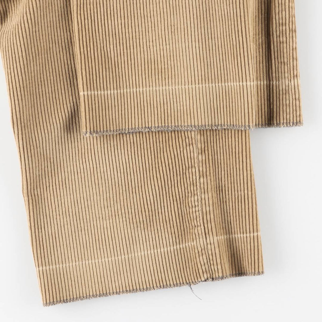 90s-00'S Vintage LLBean Classic Fit Corduroy Pants, Men's, Size W37 cotton Beige type Vintage Second Hand