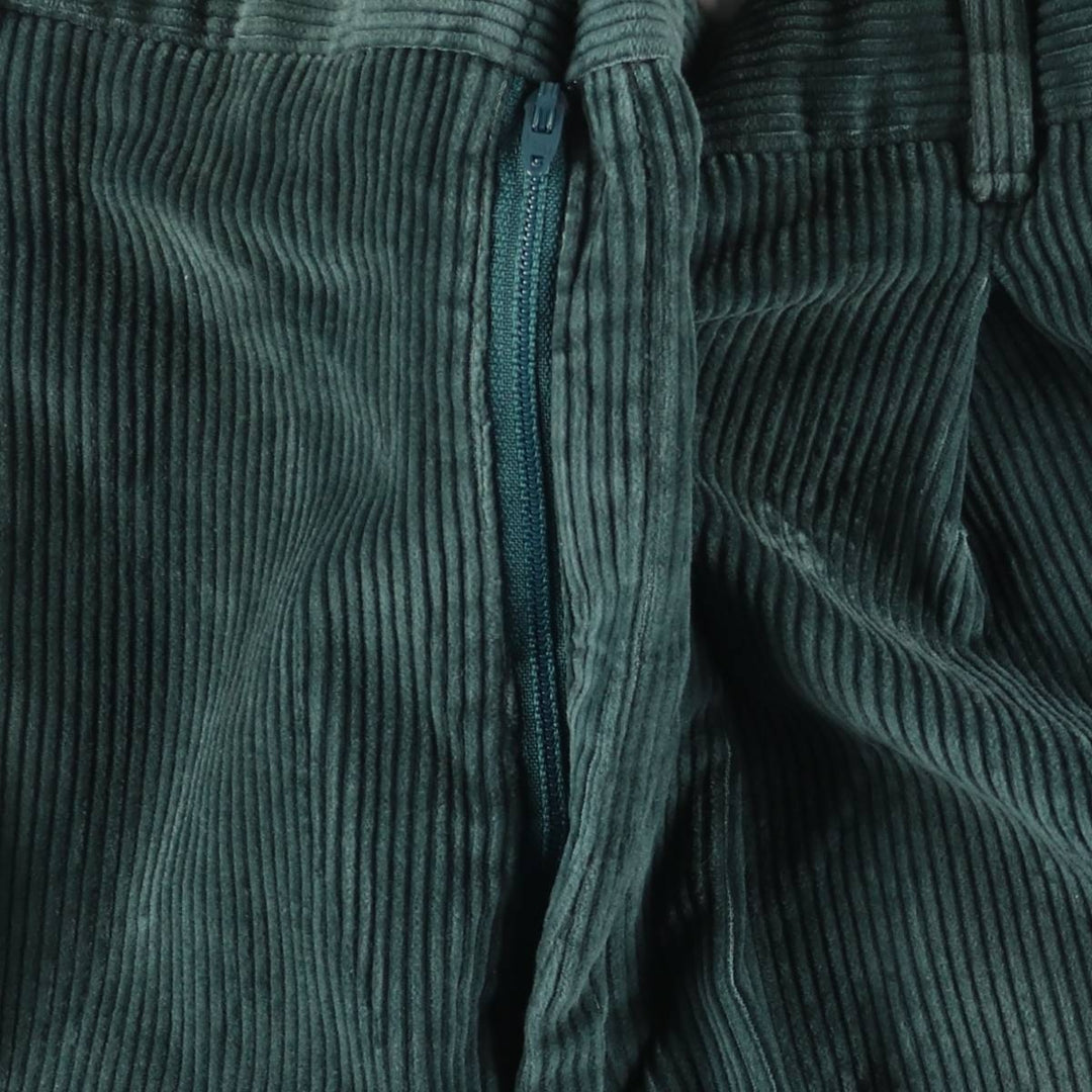 SAWGRASS Two-pleat Corduroy Pants, Men's, Size W32 unclear dark green Vintage Second Hand