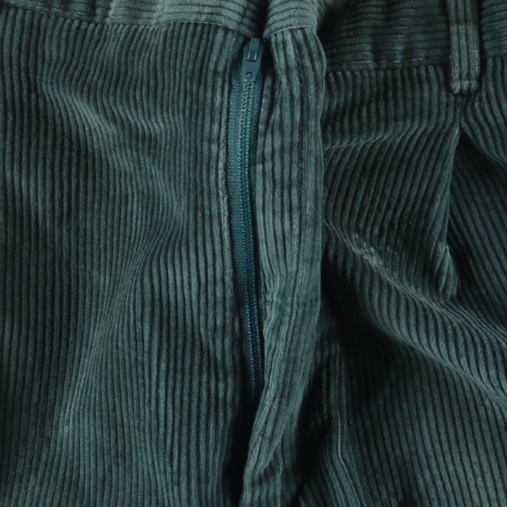 SAWGRASS Two-pleat Corduroy Pants, Men's, Size W32 unclear dark green Vintage Second Hand