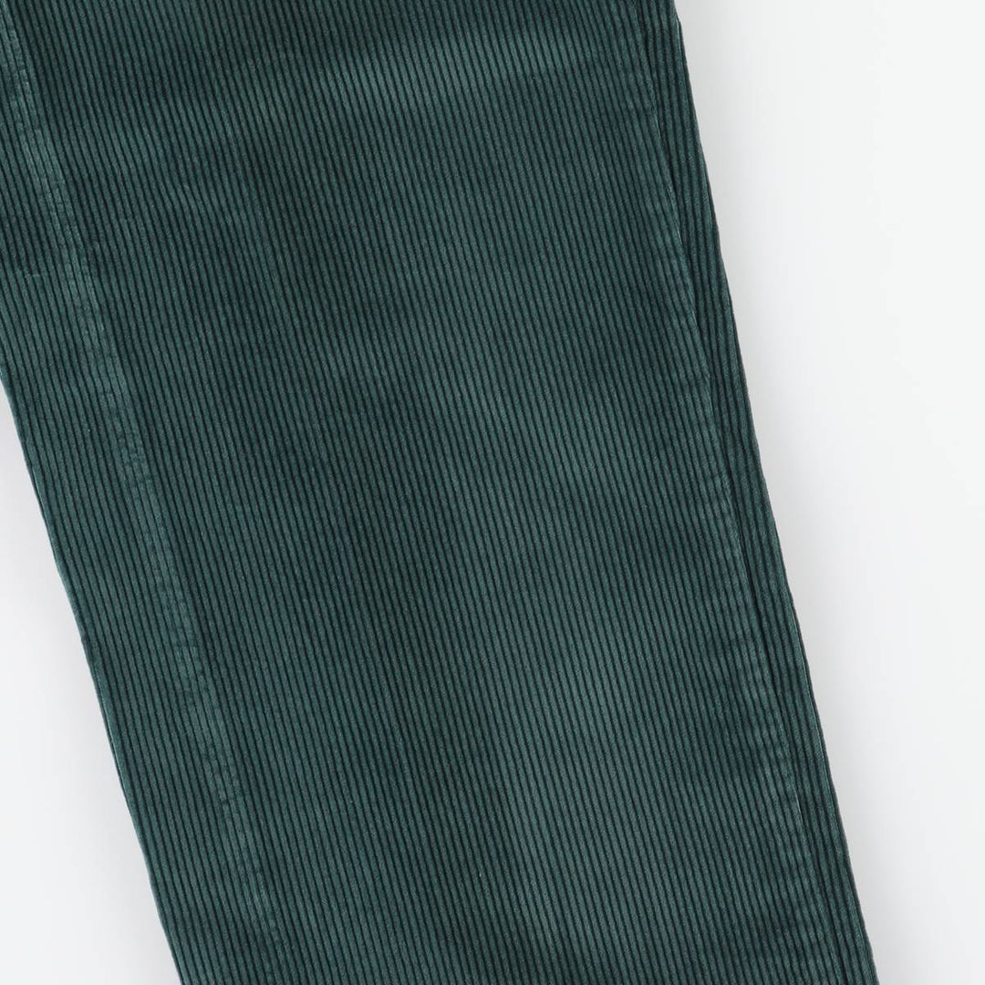 SAWGRASS Two-pleat Corduroy Pants, Men's, Size W32 unclear dark green Vintage Second Hand