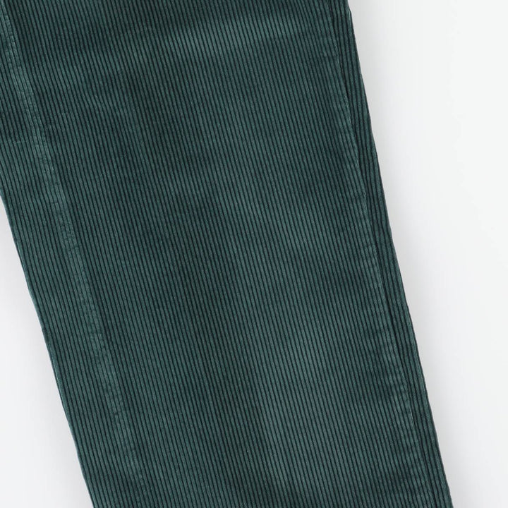 SAWGRASS Two-pleat Corduroy Pants, Men's, Size W32 unclear dark green Vintage Second Hand