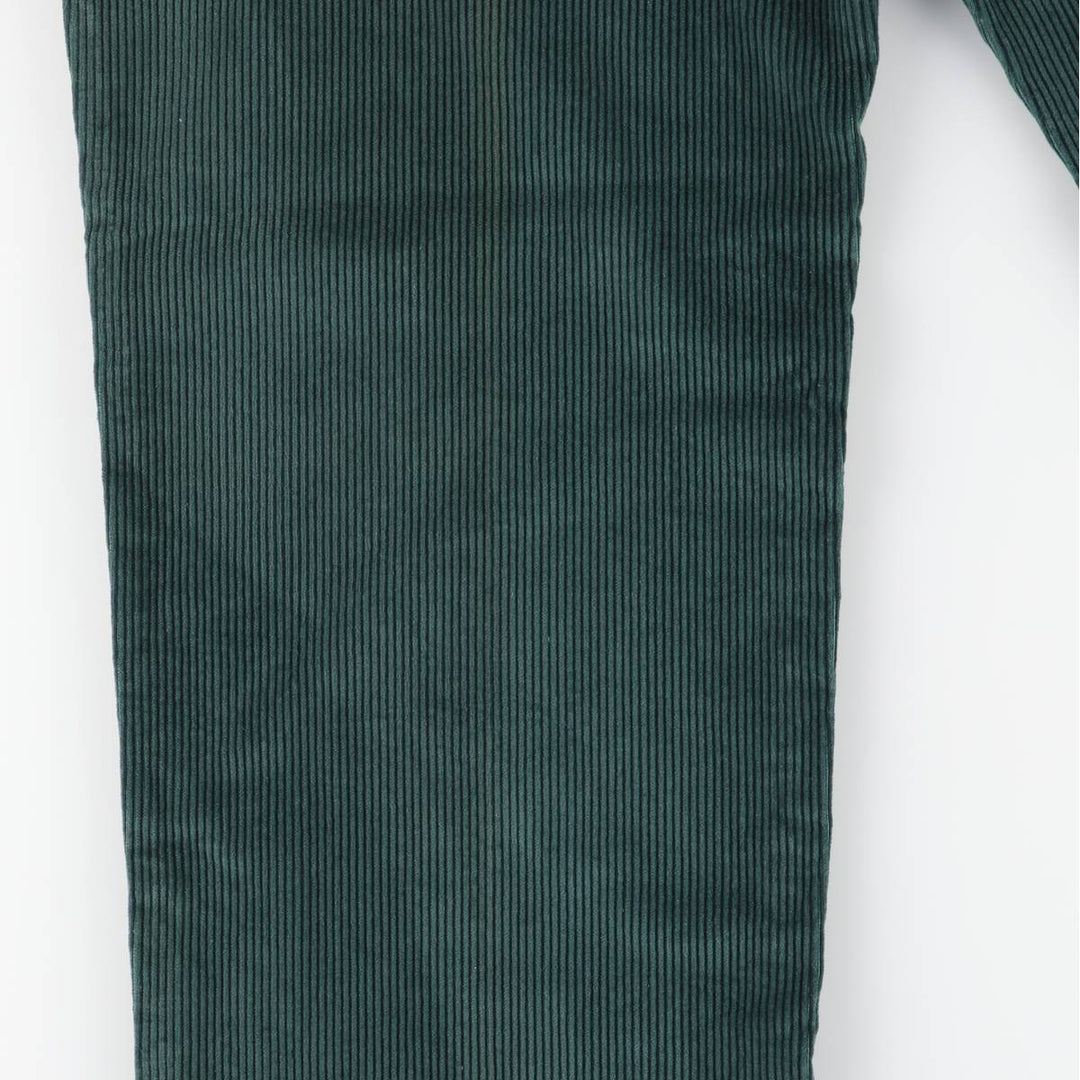 SAWGRASS Two-pleat Corduroy Pants, Men's, Size W32 unclear dark green Vintage Second Hand