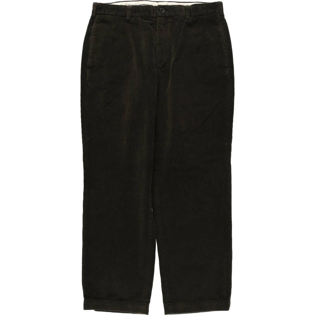 Brooks Brothers HODSON Corduroy Pants, Men's, Size W35 cotton brown type Vintage Second Hand