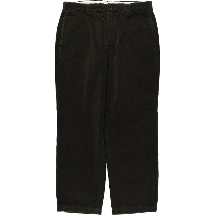 Brooks Brothers HODSON Corduroy Pants, Men's, Size W35 cotton brown type Vintage Second Hand