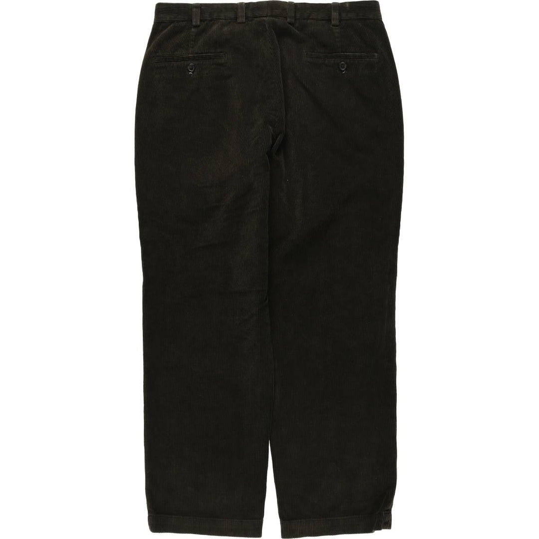 Brooks Brothers HODSON Corduroy Pants, Men's, Size W35 cotton brown type Vintage Second Hand