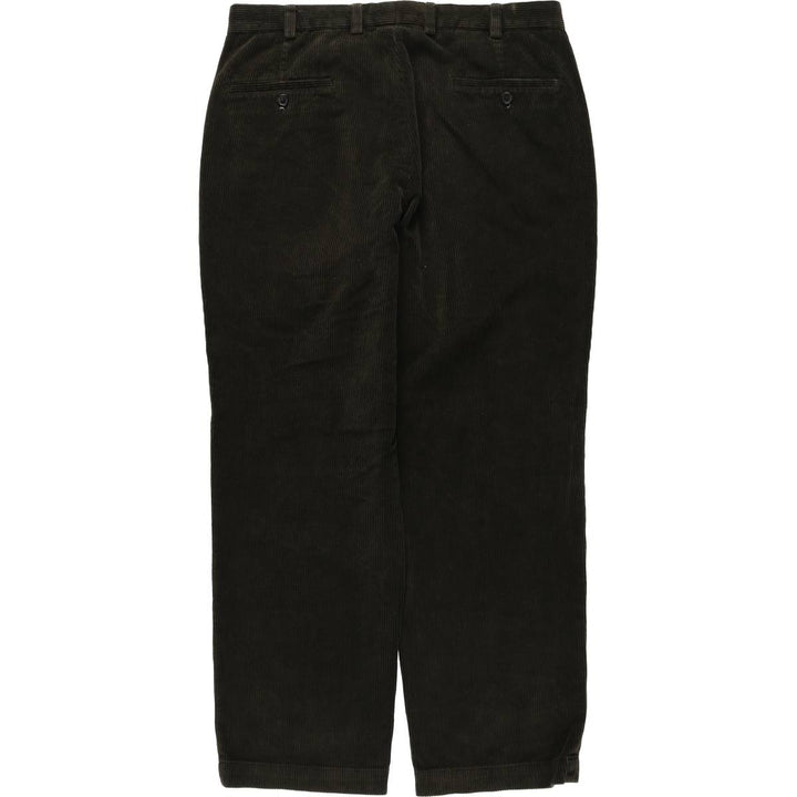 Brooks Brothers HODSON Corduroy Pants, Men's, Size W35 cotton brown type Vintage Second Hand