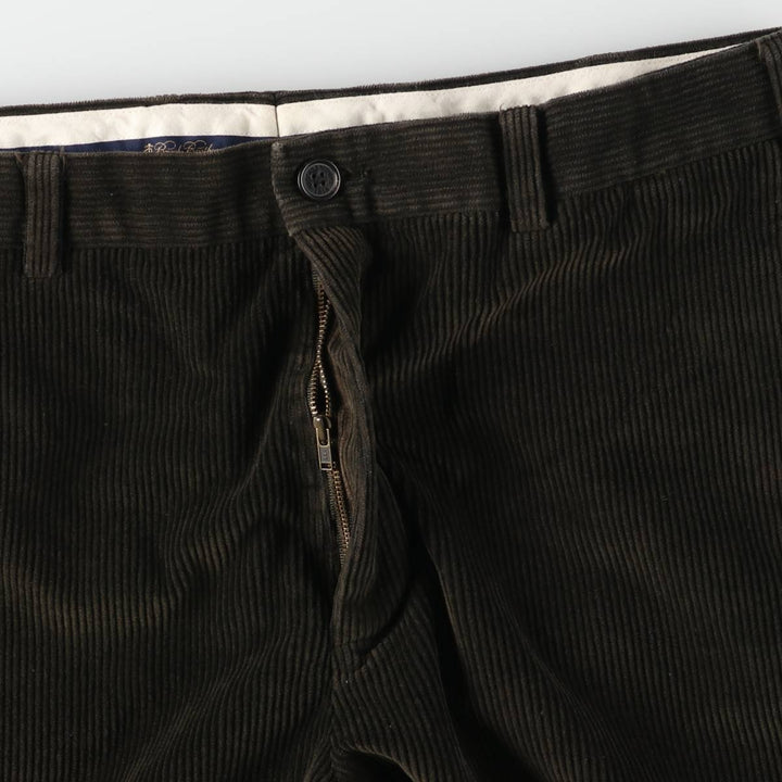 Brooks Brothers HODSON Corduroy Pants, Men's, Size W35 cotton brown type Vintage Second Hand