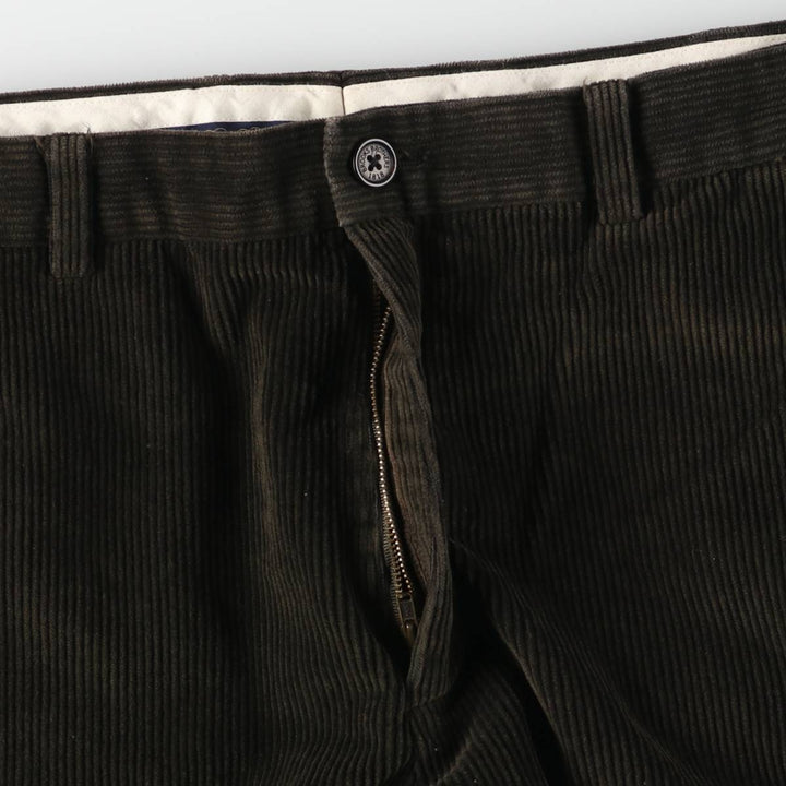 Brooks Brothers HODSON Corduroy Pants, Men's, Size W35 cotton brown type Vintage Second Hand