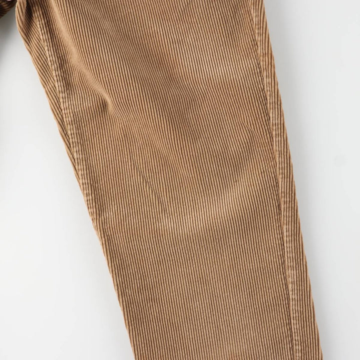 Ralph Lauren POLO by Ralph Lauren ANDREW PANT, two-pleat corduroy pants, men's size W32 cotton Beige type Vintage Second Hand