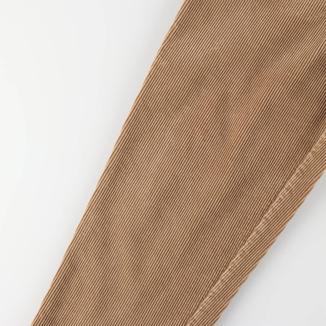 Ralph Lauren POLO by Ralph Lauren ANDREW PANT, two-pleat corduroy pants, men's size W32 cotton Beige type Vintage Second Hand