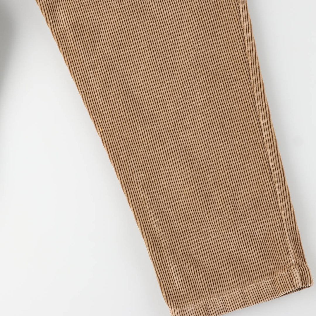 Ralph Lauren POLO by Ralph Lauren ANDREW PANT, two-pleat corduroy pants, men's size W32 cotton Beige type Vintage Second Hand