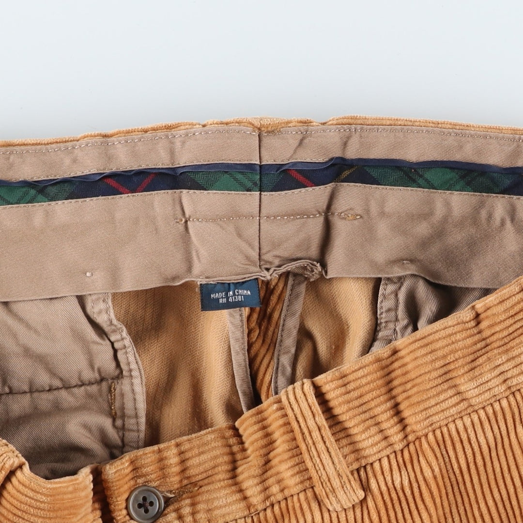 Ralph Lauren POLO by Ralph Lauren PRESTON PANT corduroy pants, men's size W36 cotton brown type Vintage Second Hand