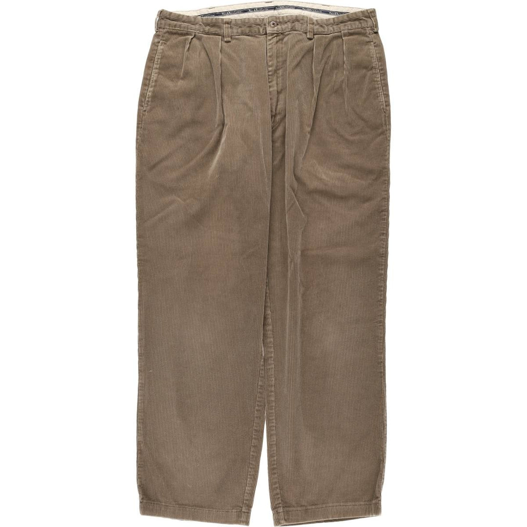 Ralph Lauren Polo Ralph Lauren Two-pleat Corduroy Pants Men's Size W38 cotton Beige type Vintage Second Hand