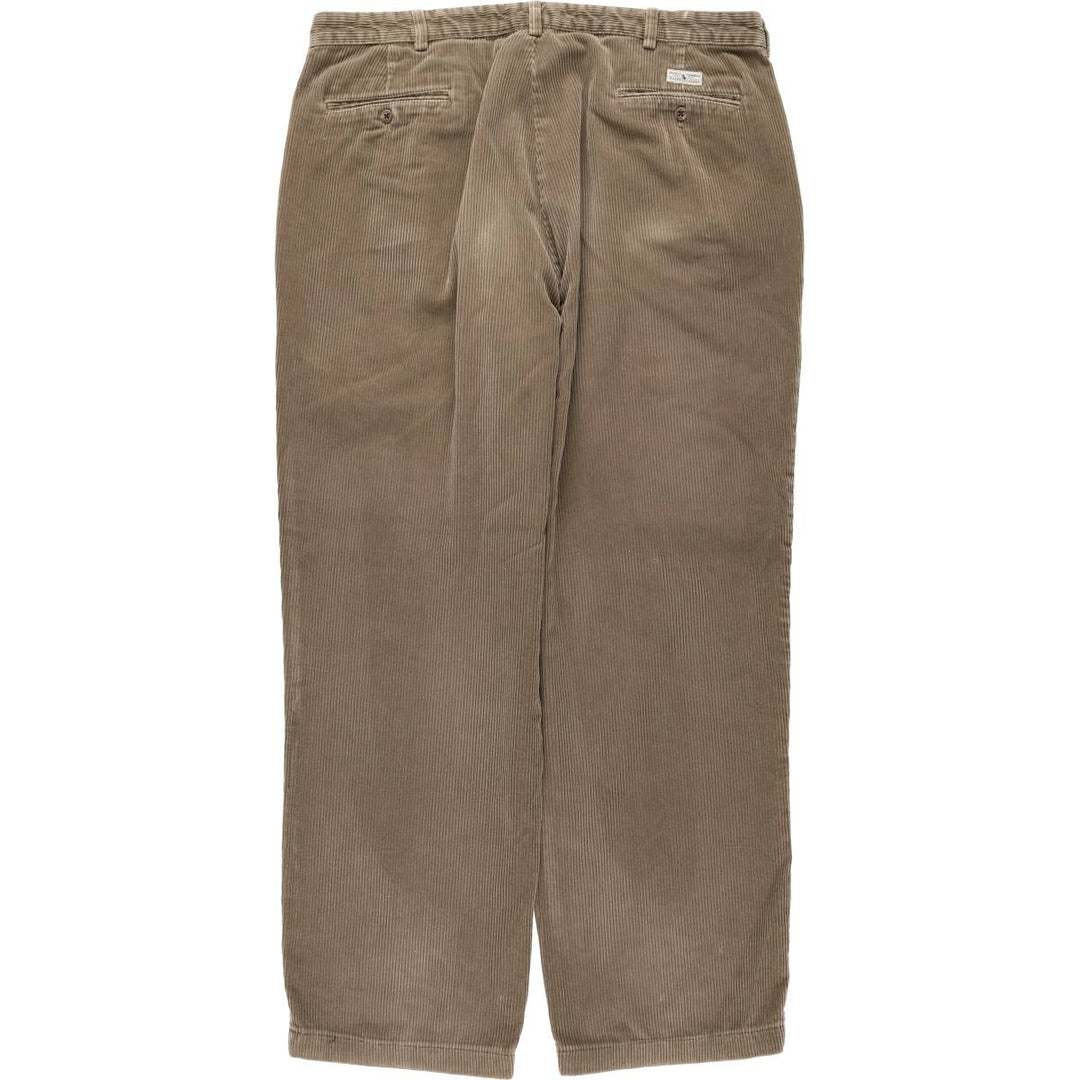 Ralph Lauren Polo Ralph Lauren Two-pleat Corduroy Pants Men's Size W38 cotton Beige type Vintage Second Hand