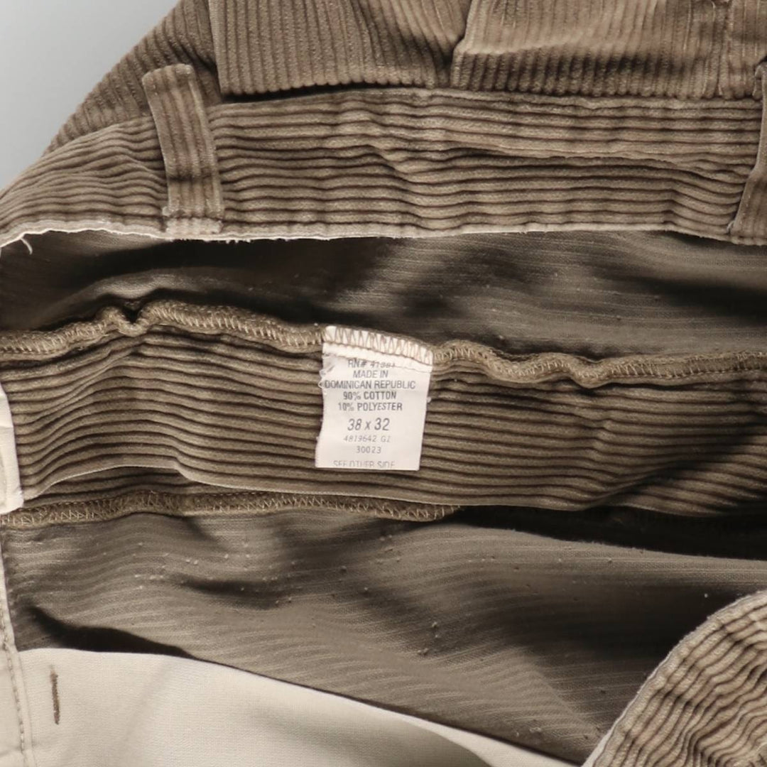 Ralph Lauren Polo Ralph Lauren Two-pleat Corduroy Pants Men's Size W38 cotton Beige type Vintage Second Hand