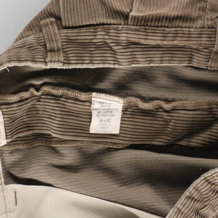 Ralph Lauren Polo Ralph Lauren Two-pleat Corduroy Pants Men's Size W38 cotton Beige type Vintage Second Hand