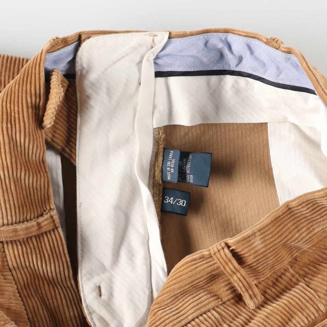 Ralph Lauren POLO by Ralph Lauren CLASSIC FIT Men's size 34 cotton beige type brown Vintage Second Hand