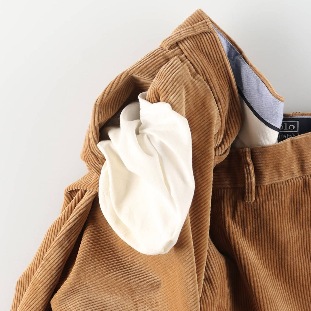 Ralph Lauren POLO by Ralph Lauren CLASSIC FIT Men's size 34 cotton beige type brown Vintage Second Hand