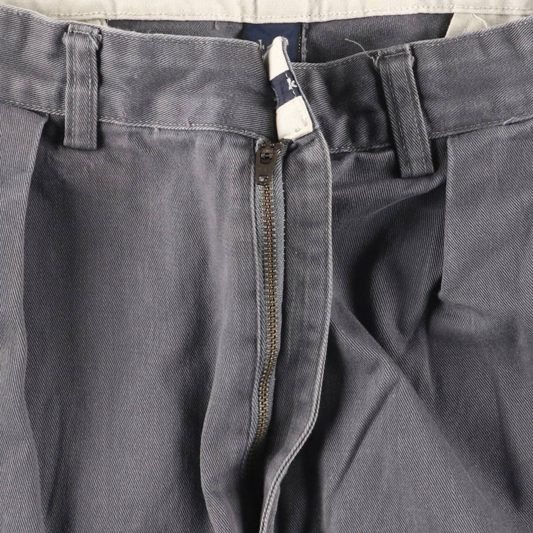 Ralph Lauren Polo Ralph Lauren Andrew Pant Two-pleat Chino Pants Men's Size W32 cotton gray type Vintage Second Hand