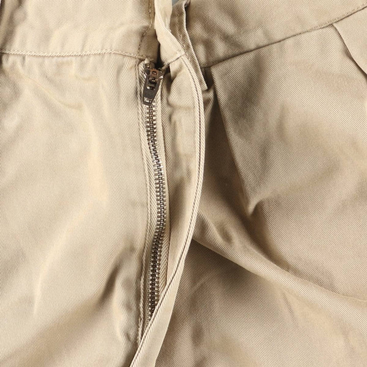 Ralph Lauren POLO by Ralph Lauren ANDREW PANT Two-pleat chino pants for men, equivalent to w36 cotton Beige type Vintage Second Hand